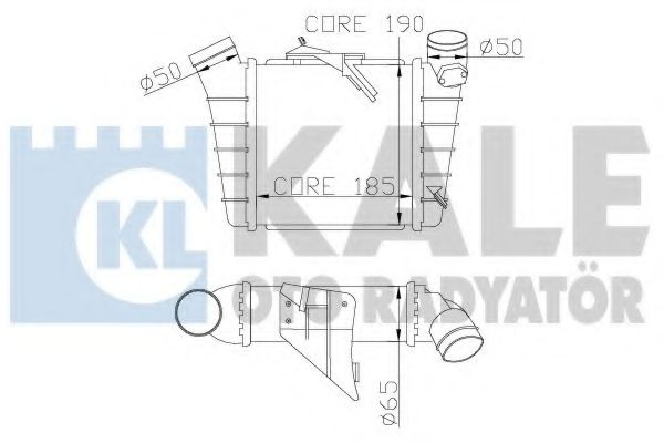 Интеркулер KALE OTO RADYATÖR 342300