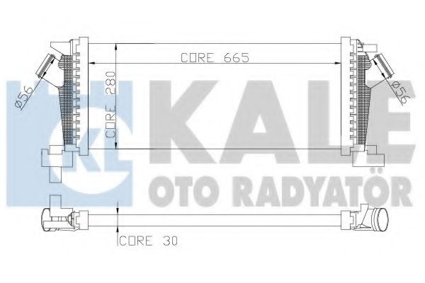 Интеркулер KALE OTO RADYATÖR 344800