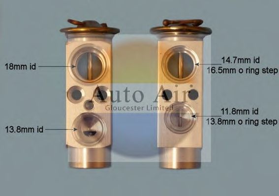 Расширительный клапан, кондиционер AUTO AIR GLOUCESTER 22-8694