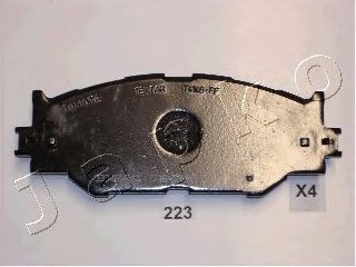 Комплект тормозных колодок, дисковый тормоз JAPKO 50223