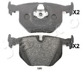 Комплект тормозных колодок, дисковый тормоз JAPKO 51L00