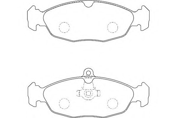 Комплект тормозных колодок, дисковый тормоз WAGNER WBP20547B
