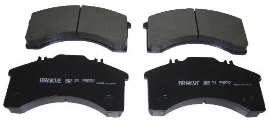 Комплект тормозных колодок, дисковый тормоз AIR FREN 21.29032