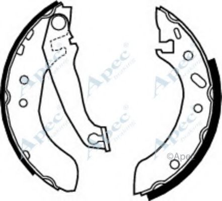Тормозные колодки APEC braking SHU774