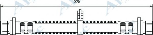 Тормозной шланг PAGID 70612