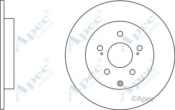 Тормозной диск APEC braking DSK3116
