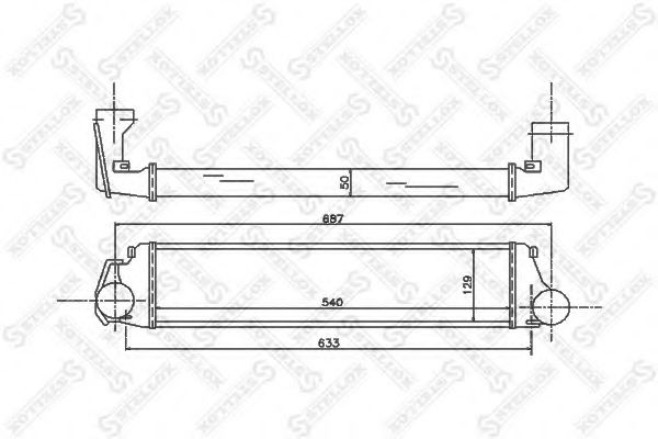 Интеркулер STELLOX 10-40113-SX