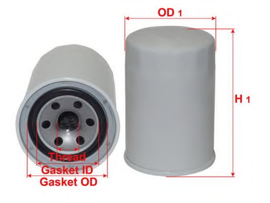 Масляный фильтр SAKURA  Automotive C-7925