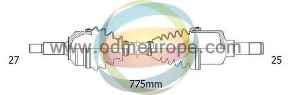 Приводной вал ODM-MULTIPARTS 18-073160