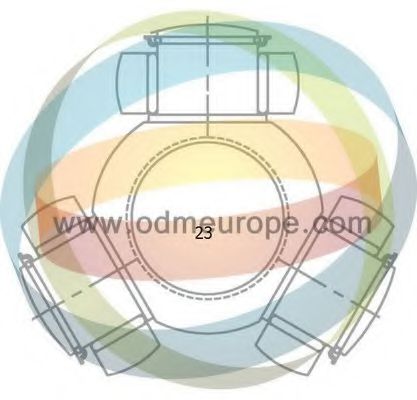 Шарнирный комплект, приводной вал SPIDAN 22104