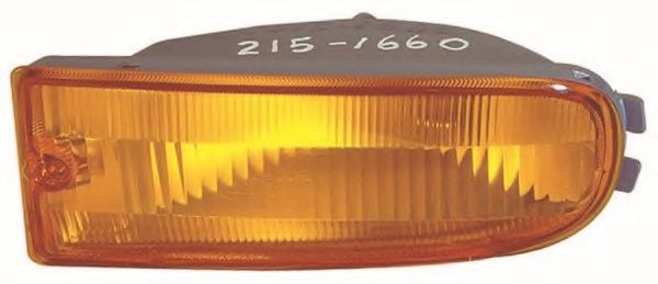 Фонарь указателя поворота LORO 215-1660R-YU