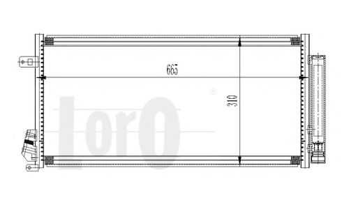 Конденсатор, кондиционер LORO 016-016-0031