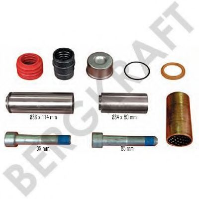 Ремкомплект, тормозной суппорт BERGKRAFT BK1600236AS
