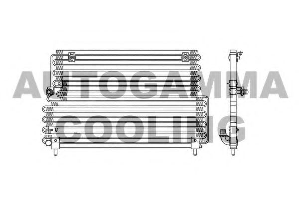 Конденсатор, кондиционер AUTOGAMMA 102826