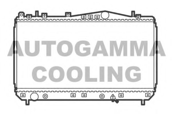 Радиатор, охлаждение двигателя AUTOGAMMA 103651