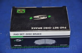 Комплект тормозных колодок, дисковый тормоз PARTS-MALL PKD-007