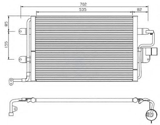 Конденсатор, кондиционер ELECTRO AUTO 30A0020