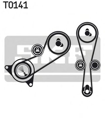 Комплект ремня ГРМ SKF VKMA 07302