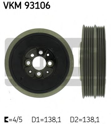 Ременный шкив, коленчатый вал SKF VKM 93106