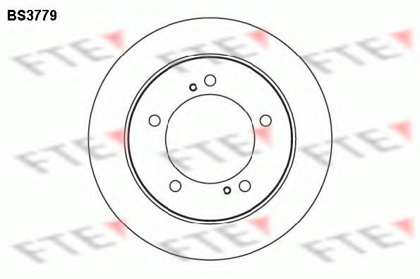Тормозной диск FTE BS3779