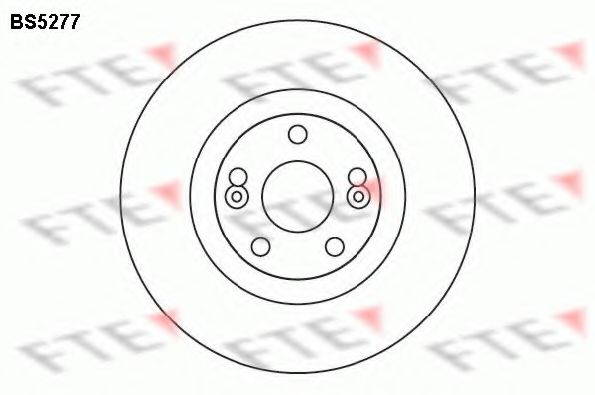 Тормозной диск FTE BS5277