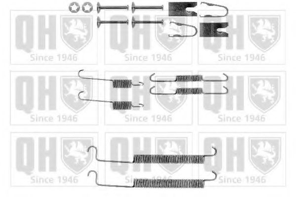 Комплектующие, тормозная колодка QUINTON HAZELL BFK449