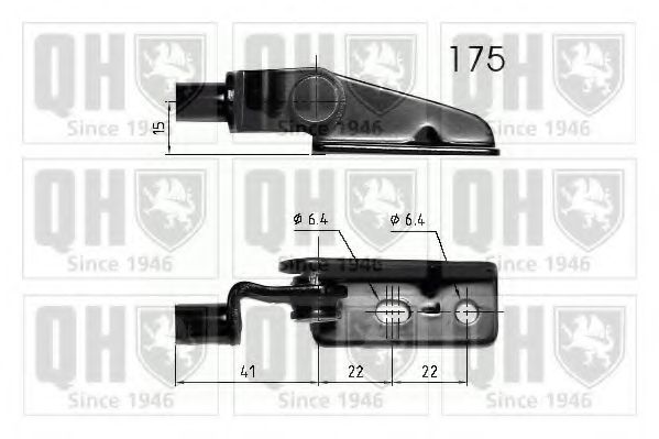 Газовая пружина, крышка багажник QUINTON HAZELL QTS840288