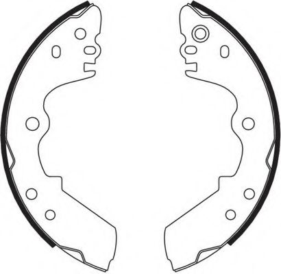 Комплект тормозных колодок FERODO FSB471
