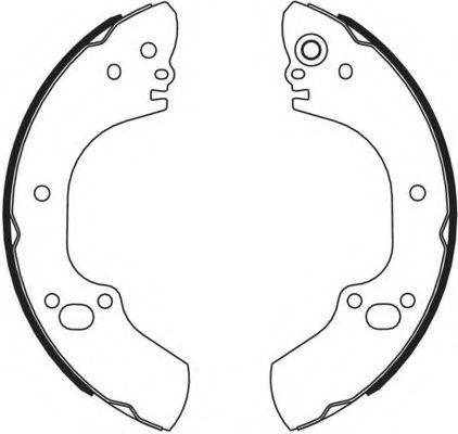 Комплект тормозных колодок FERODO FSB557