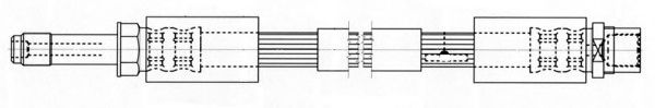 Тормозной шланг FERODO FHY3233