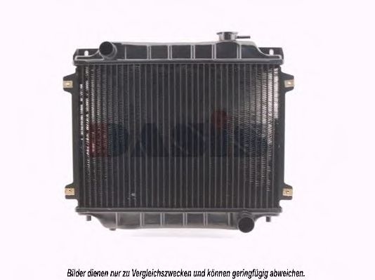 Радиатор, охлаждение двигателя NISSENS 62410