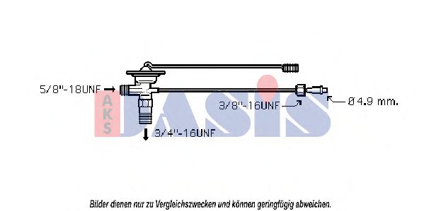 Расширительный клапан, кондиционер AKS DASIS 840006N