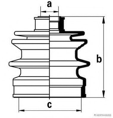 Комплект пылника, приводной вал MAGNETI MARELLI 600000064460