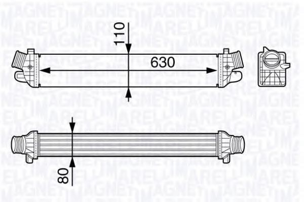 Интеркулер MAGNETI MARELLI 351319202970