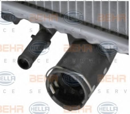 Радиатор, охлаждение двигателя BEHR HELLA SERVICE 8MK376714401