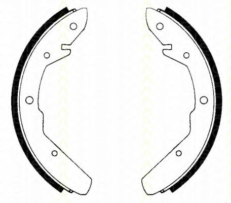 Комплект тормозных колодок TRISCAN 8100 29275