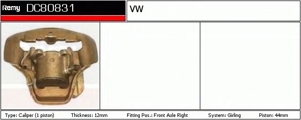Тормозной суппорт DELCO REMY DC80831