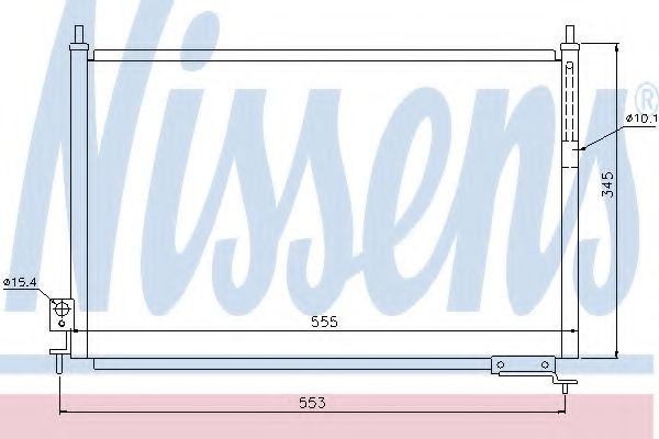 Конденсатор, кондиционер NISSENS 940008