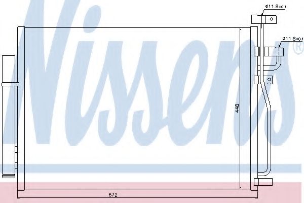 Конденсатор, кондиционер NISSENS 940010