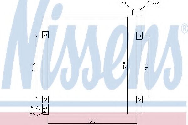 Конденсатор, кондиционер NISSENS 94290