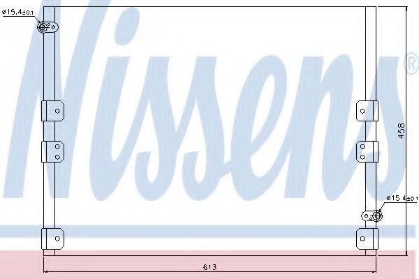 Конденсатор, кондиционер NISSENS 94512