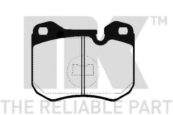 Комплект тормозных колодок, дисковый тормоз NK 225603