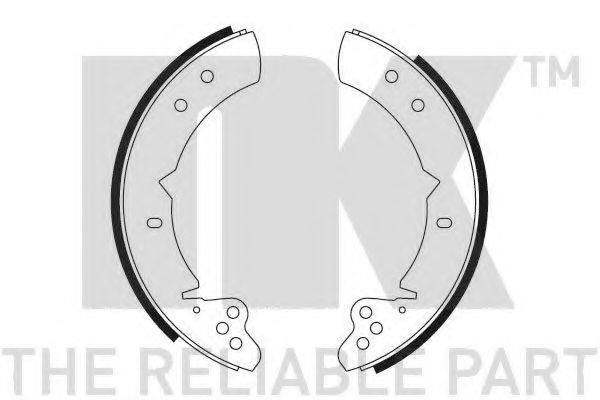 Комплект тормозных колодок NK 2748244