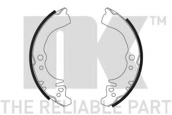 Комплект тормозных колодок NK 2751612