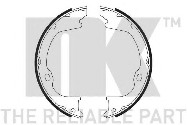 Комплект тормозных колодок, стояночная тормозная система NK 2793818