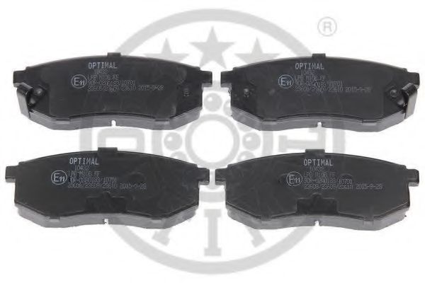 Комплект тормозных колодок, дисковый тормоз OPTIMAL 10432