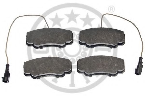 Комплект тормозных колодок, дисковый тормоз METZGER 096102