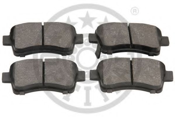 Комплект тормозных колодок, дисковый тормоз OPTIMAL 12376