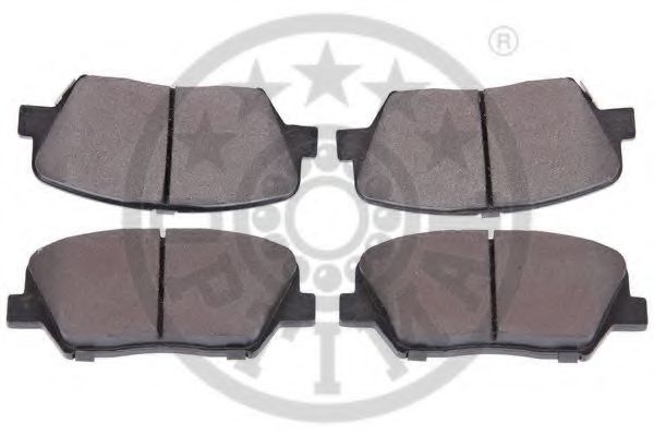 Комплект тормозных колодок, дисковый тормоз OPTIMAL 12624
