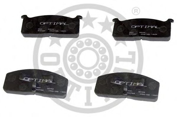 Комплект тормозных колодок, дисковый тормоз OPTIMAL 9242